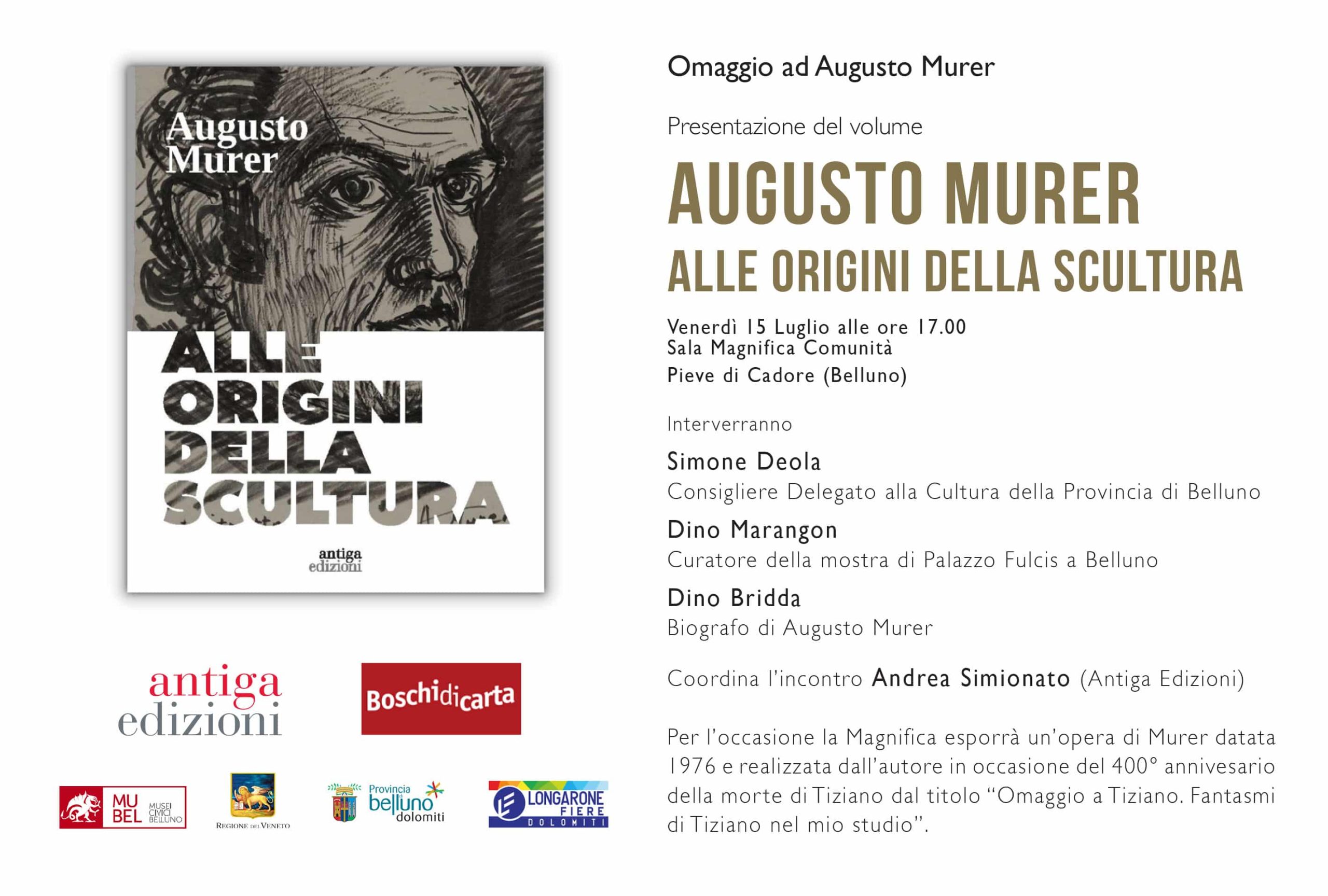 Augusto Murer alle origini della scultura presentazione volume