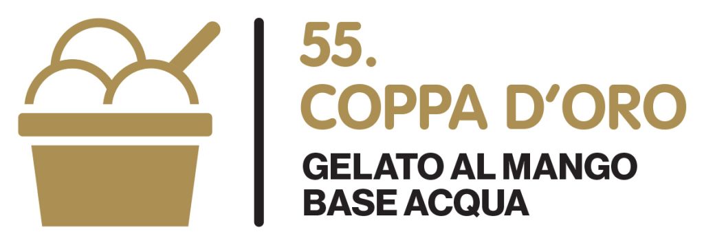 Logo coppa d'oro 2025 - 55esima edizione - gusto mango base acqua