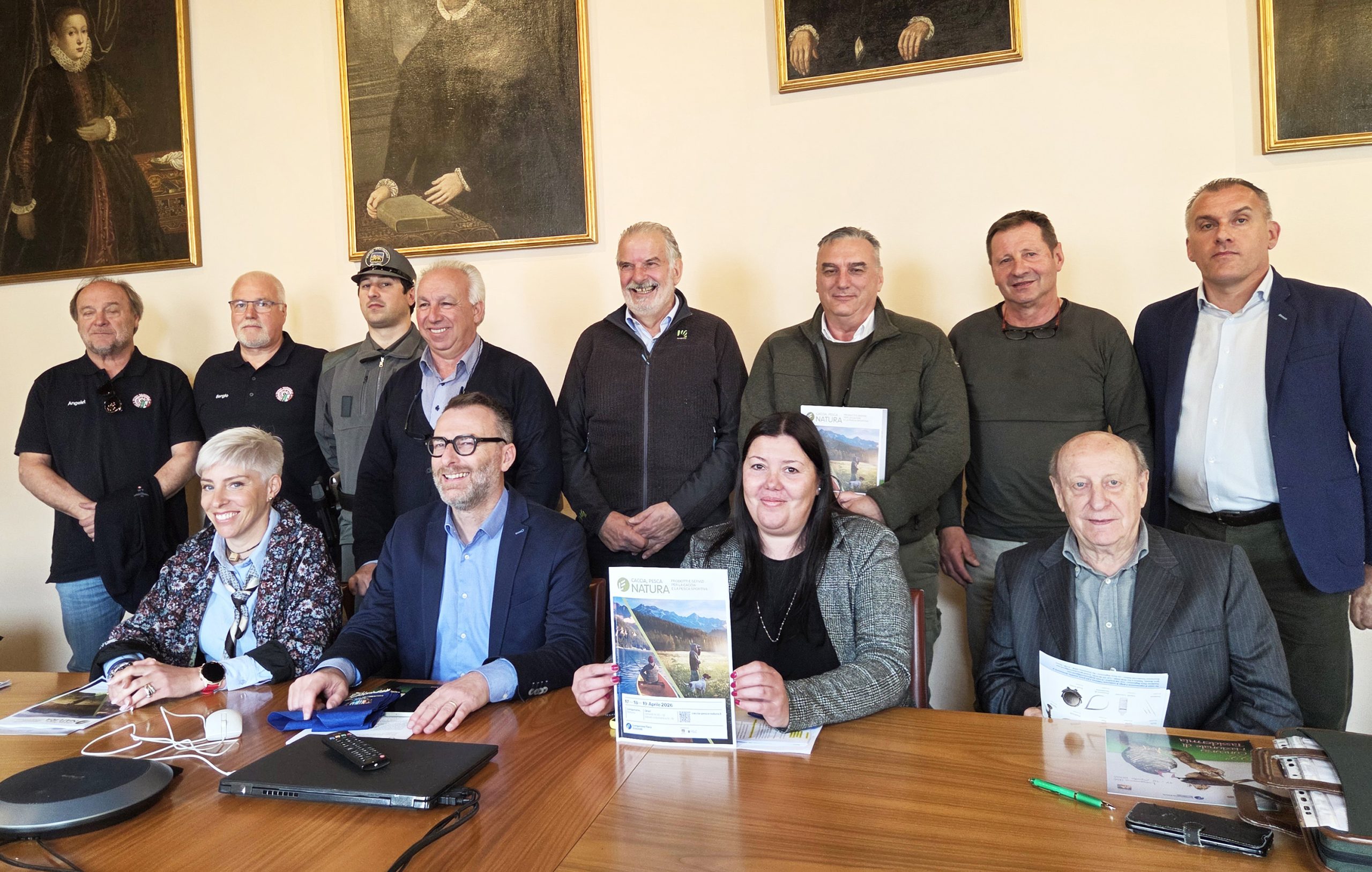 Presentazione Caccia Pesca Natura a Palazzo Piloni