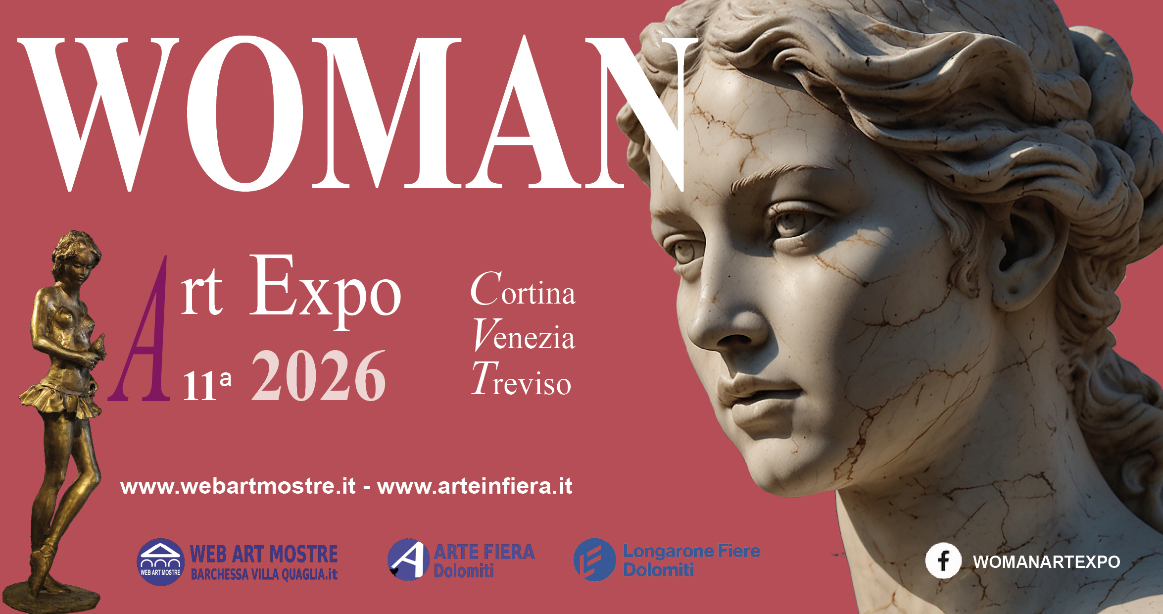 WOMAN ART EXPO 2026 - 11 edizione della rassegna itinerante di arte moderna e contemporanea dedicata alla DONNA